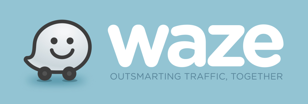 Waze Logo_Blue with Tagline